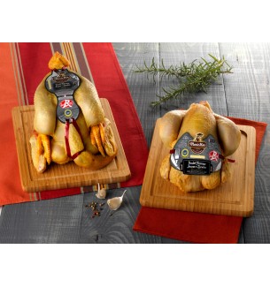 poulet jaune fermier des landes
